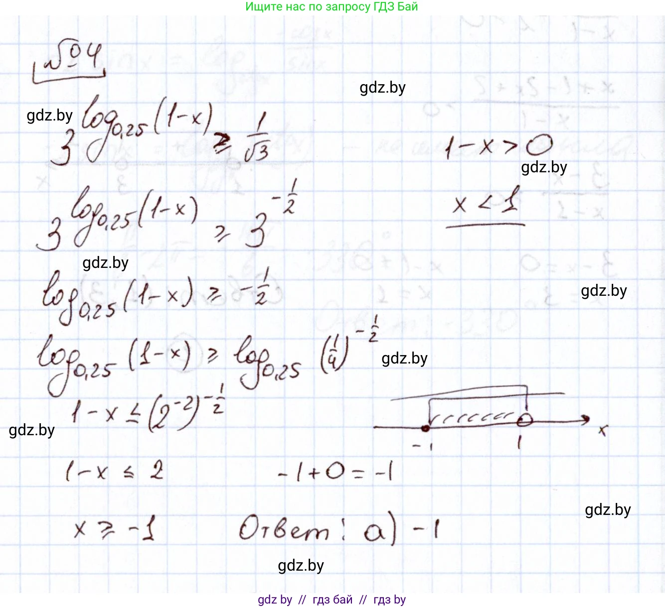 Алгебра, 11 класс Учебник, авторы: Арефьева Ирина Глебовна, Пирютко Ольга Николаевна, издательство Народная асвета, Минск, 2020, бирюзового цвета, страница 258, номер 4, Решение