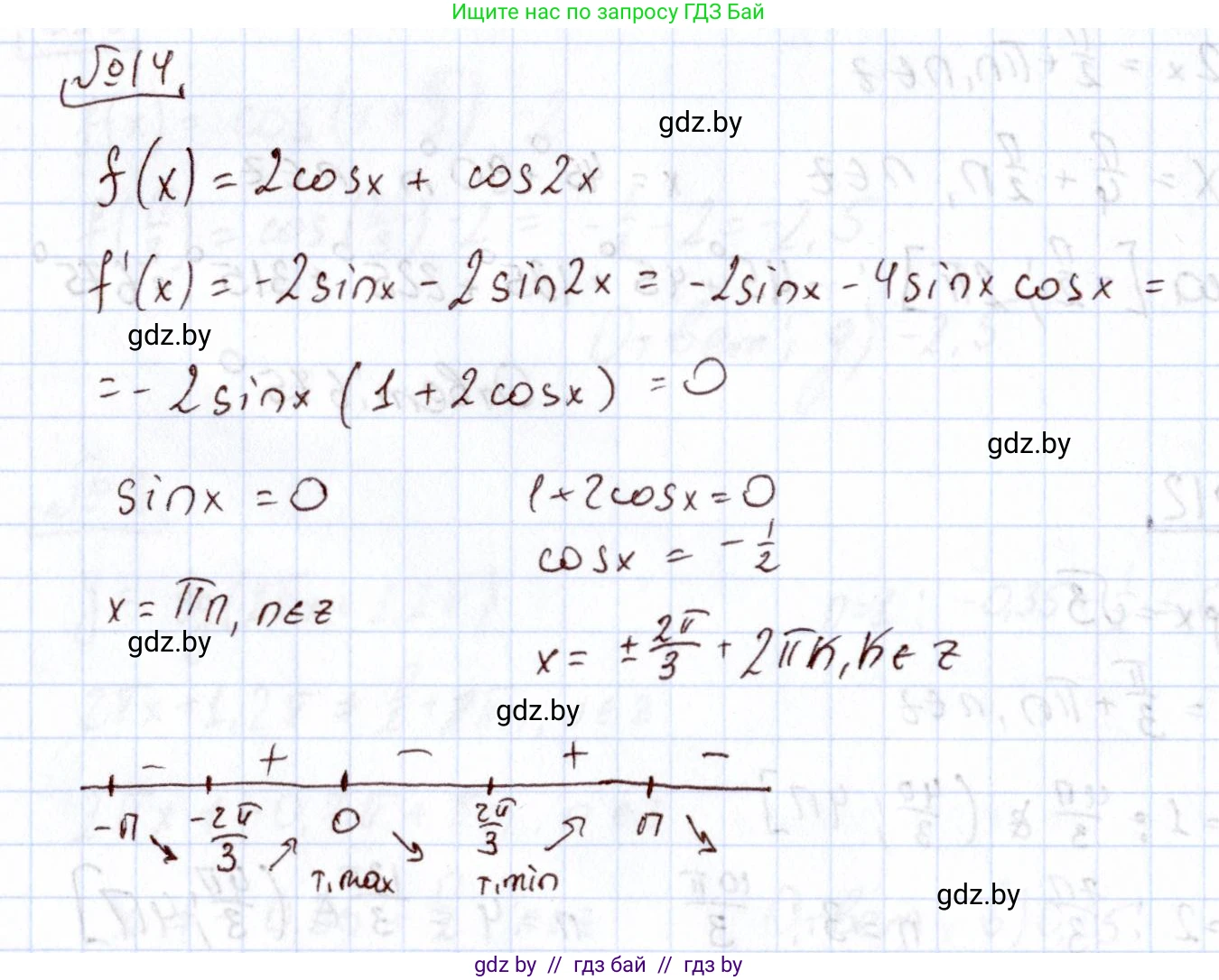 Алгебра, 11 класс Учебник, авторы: Арефьева Ирина Глебовна, Пирютко Ольга Николаевна, издательство Народная асвета, Минск, 2020, бирюзового цвета, страница 245, номер 14, Решение