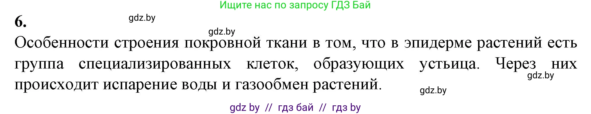 Биология, 7 класс Тетрадь для лабораторных и практических работ, автор: Лисов Николай Дмитриевич, издательство Аверсэв, Минск, 2022, зелёного цвета, страница 18, номер 6, Решение