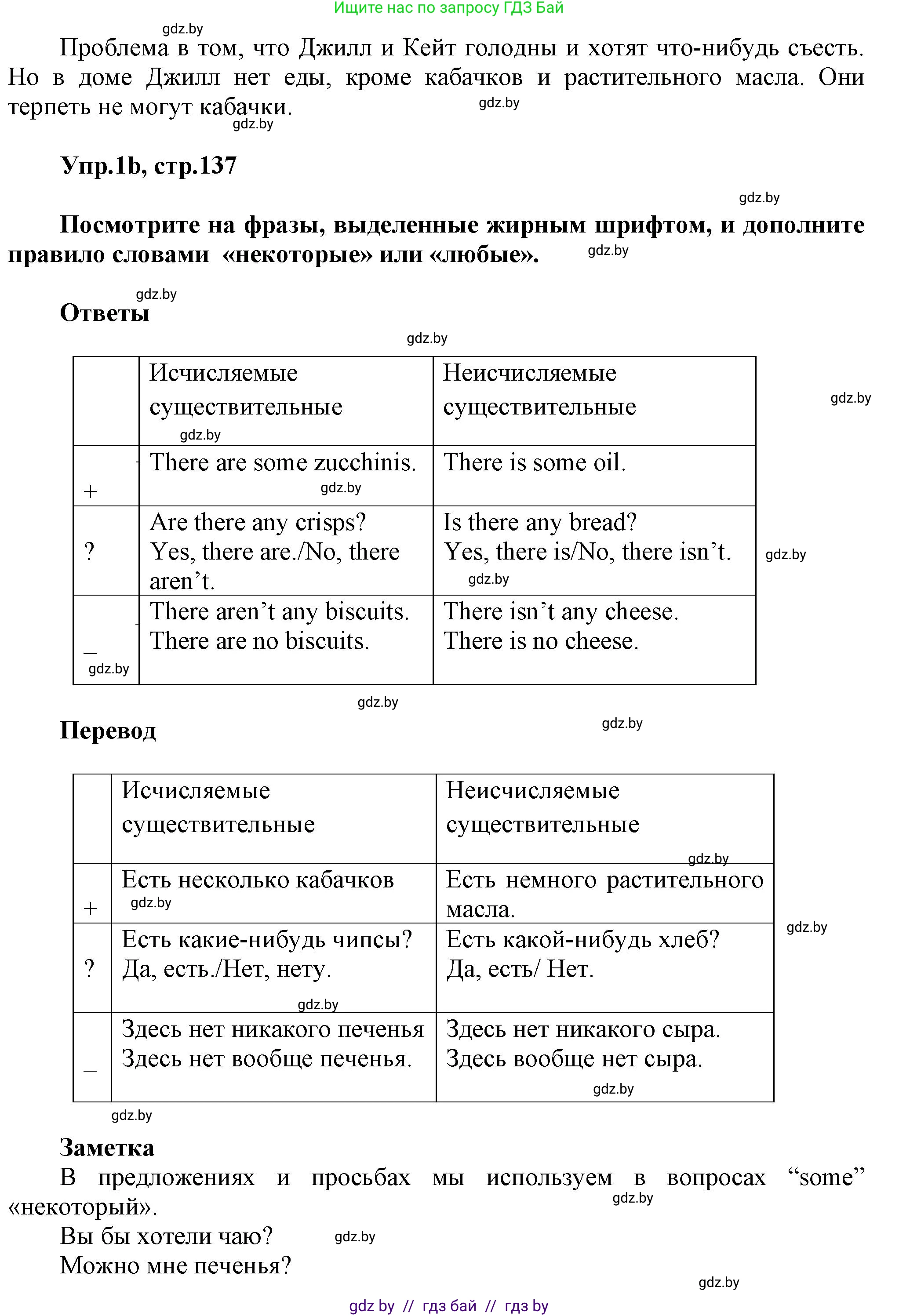 Английский язык (english), 5 класс Учебник, авторы: Демченко Наталья Валентиновна, Севрюкова Татьяна Юрьевна, Наумова Елена Георгиевна, Юхнель Наталья Валентиновна, Лапицкая Людмила Михайловна (Lapitskaya Ludmila), издательство Адукацыя i выхаванне, Минск, 2017, Часть ( Part) 1, страница 136, номер 1, Решение 1 (продолжение 2)