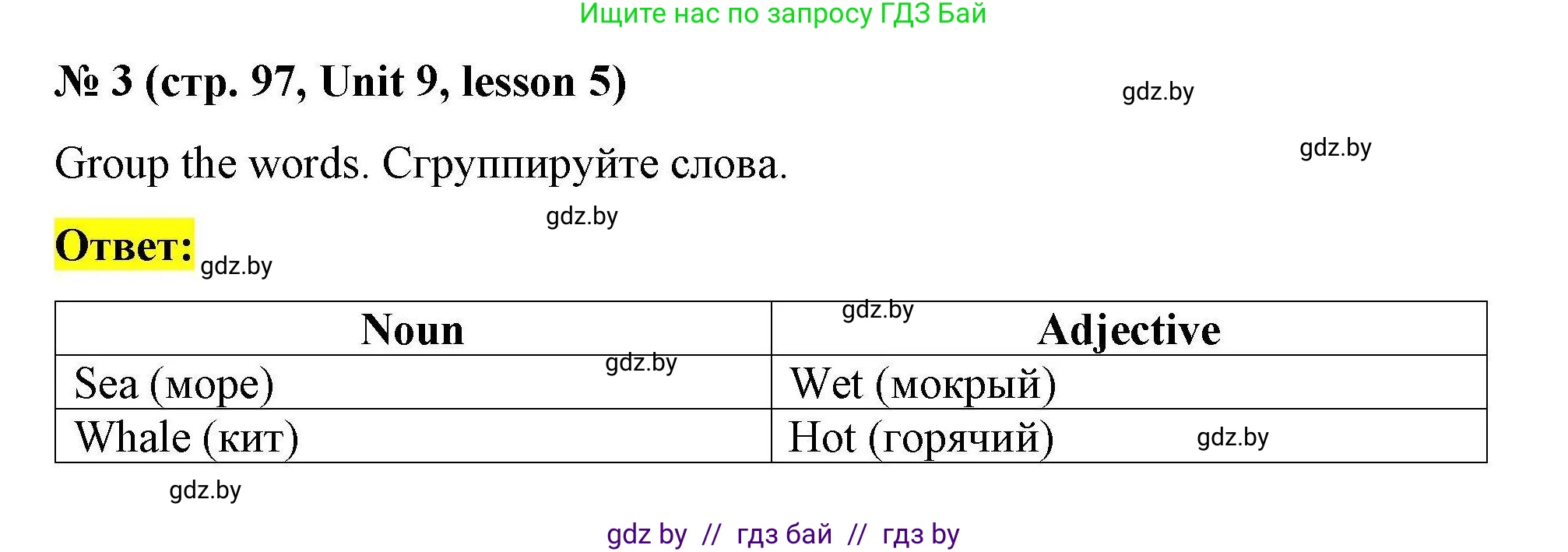 Английский язык (english), 5 класс Рабочая тетрадь (workbook), авторы: Лапицкая Людмила Михайловна (Lapitskaya Ludmila), Калишевич Алла Ивановна, Севрюкова Татьяна Юрьевна, Седунова Наталья Михайловна (Sedunova Natalia), издательство Аверсэв, Минск, 2020, оранжевого цвета, Часть 2, страница 97, номер 3, Решение
