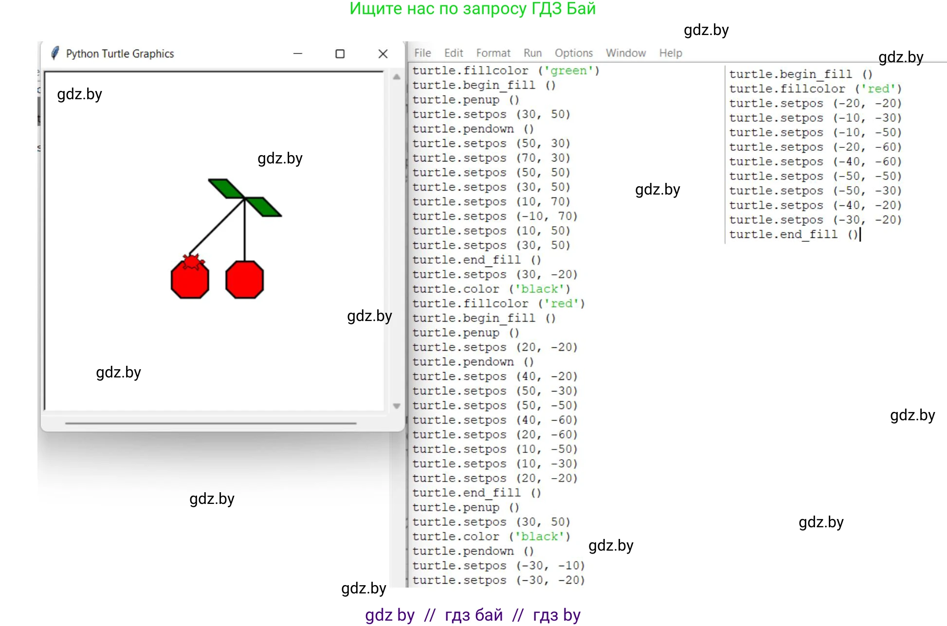 Информатика, 6 класс рабочая тетрадь, авторы: Овчинникова Лариса Генадьевна, Пузиновская Светлана Григорьевна, издательство Аверсэв, Минск, 2024, салатового цвета, страница 103, номер 1, Решение (продолжение 2)